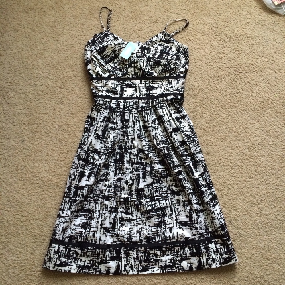 NWT Black & White Dress